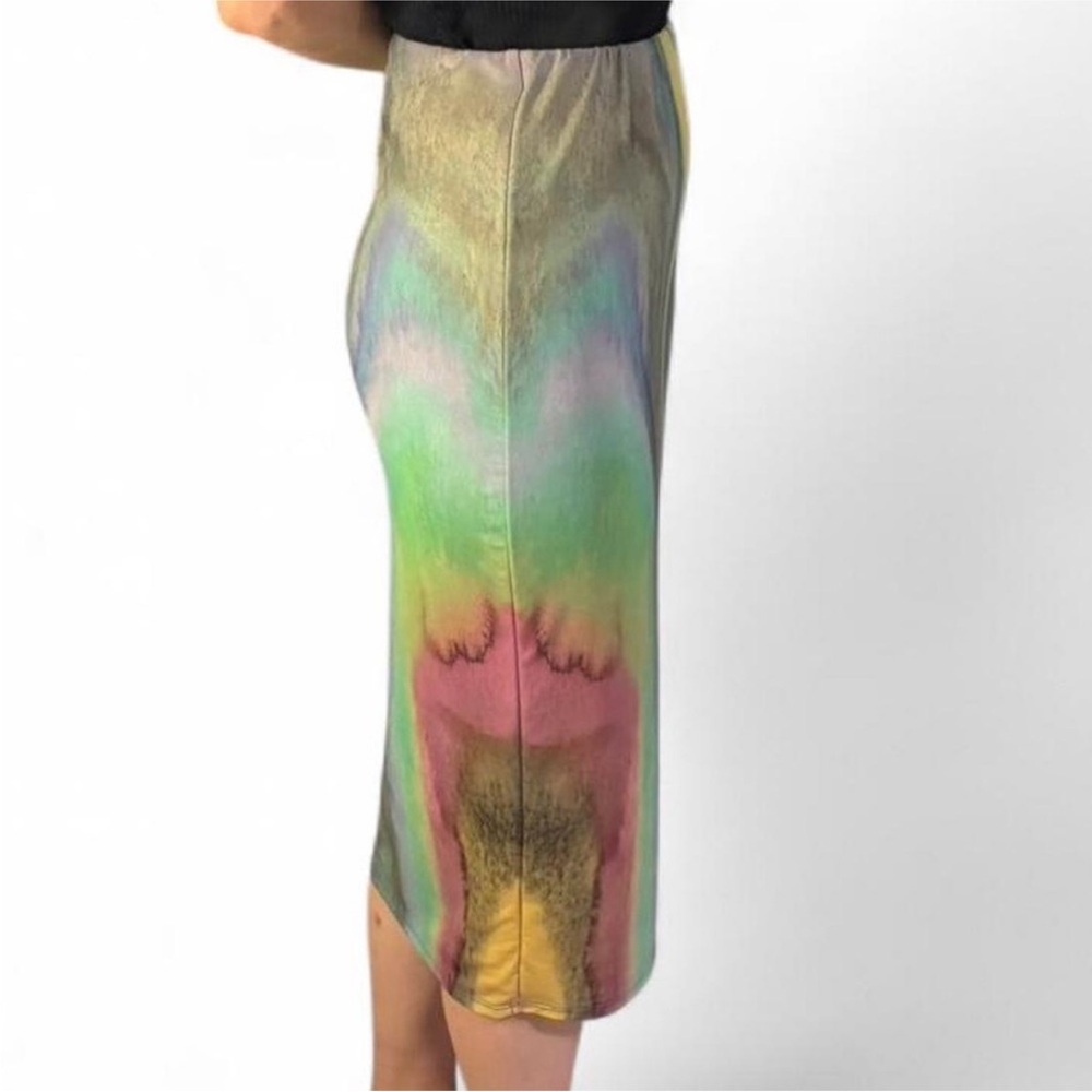 AFRM Lynn Rainbow Midi Skirt Size XS - Picture 5 of 7